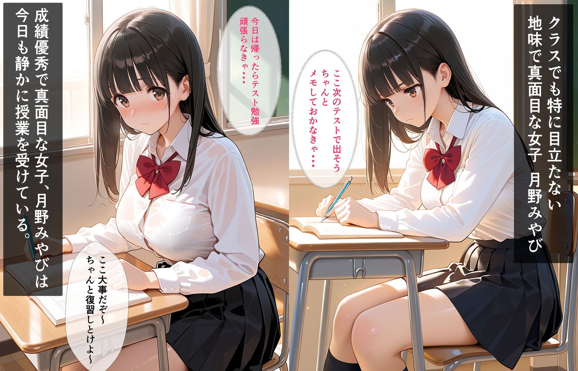 地味で真面目なJ◯をいいなり調教してメス堕ちさせた件 サンプル画像1