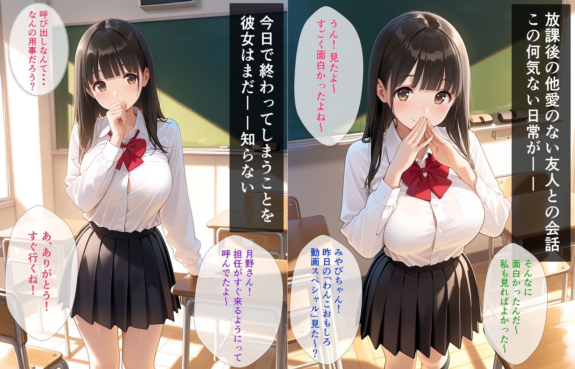 地味で真面目なJ◯をいいなり調教してメス堕ちさせた件 サンプル画像2