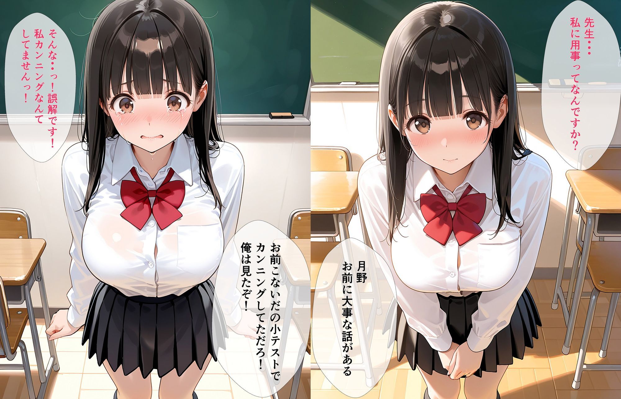 地味で真面目なJ◯をいいなり調教してメス堕ちさせた件 サンプル画像3