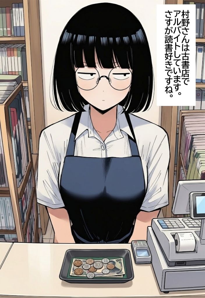 地味で眼鏡な図書委員女子に、無責任中出ししまくって孕ませる。 サンプル画像3