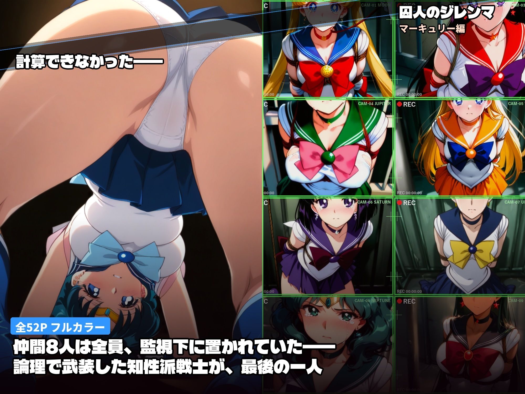 壁尻拘束――IQ300が、沈黙するまで  囚われた知性派ヒロイン 〜壁ハメ拘束から始まる輪●調教〜【漫画版】 サンプル画像1