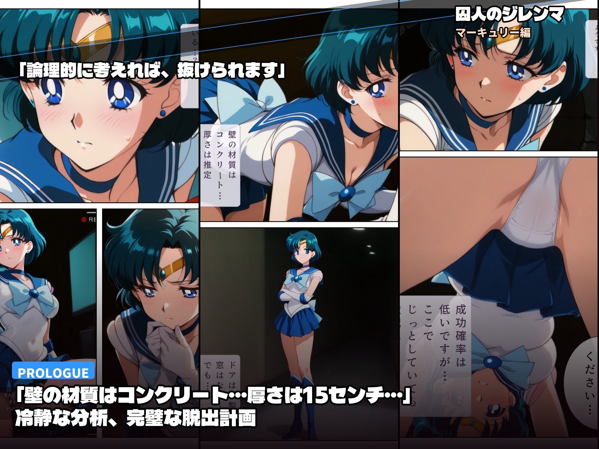 壁尻拘束――IQ300が、沈黙するまで  囚われた知性派ヒロイン 〜壁ハメ拘束から始まる輪●調教〜【漫画版】 サンプル画像2