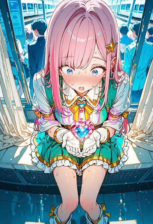 女の子がナニかを見つめている画像集 サンプル画像10