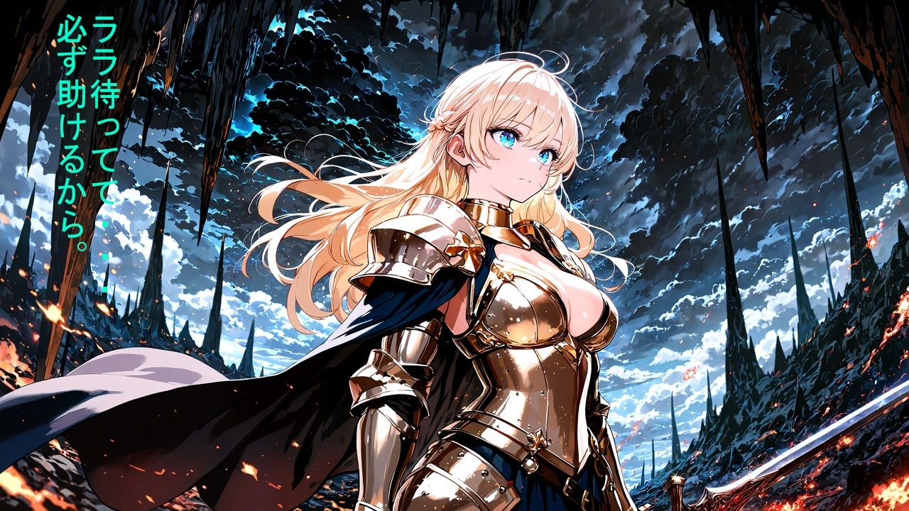 女騎士リリス 1 -ゴブリンの凌●- サンプル画像1