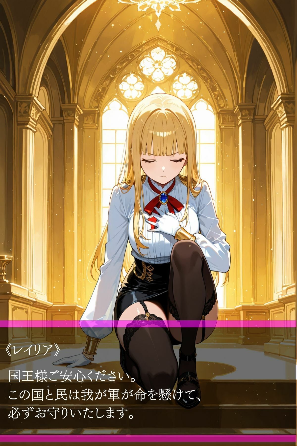 女騎士敗北  それでも私はあきらめない サンプル画像3