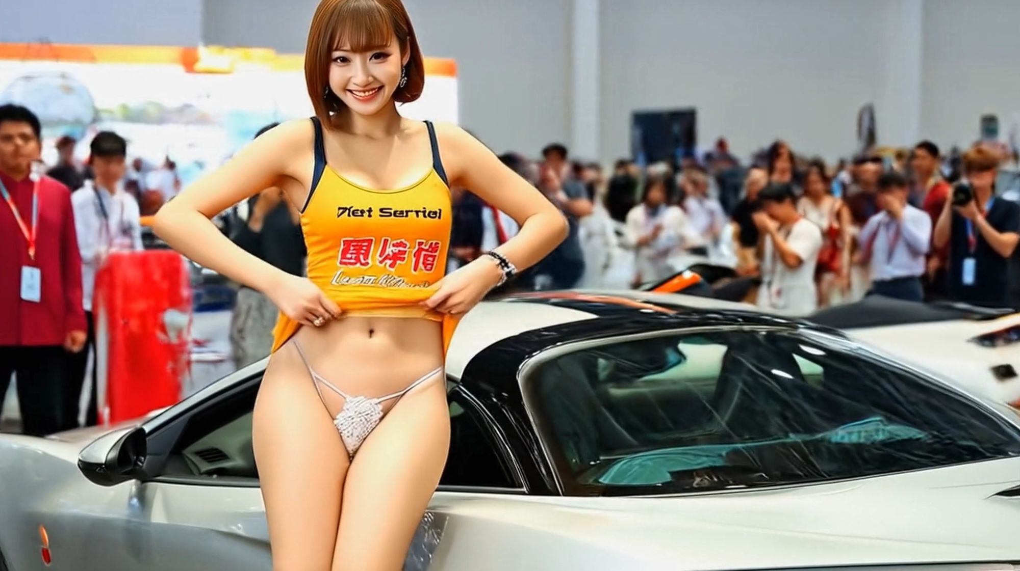 妄想16 コンパニオン 私の生パンを見て AI生成動画 サンプル画像5