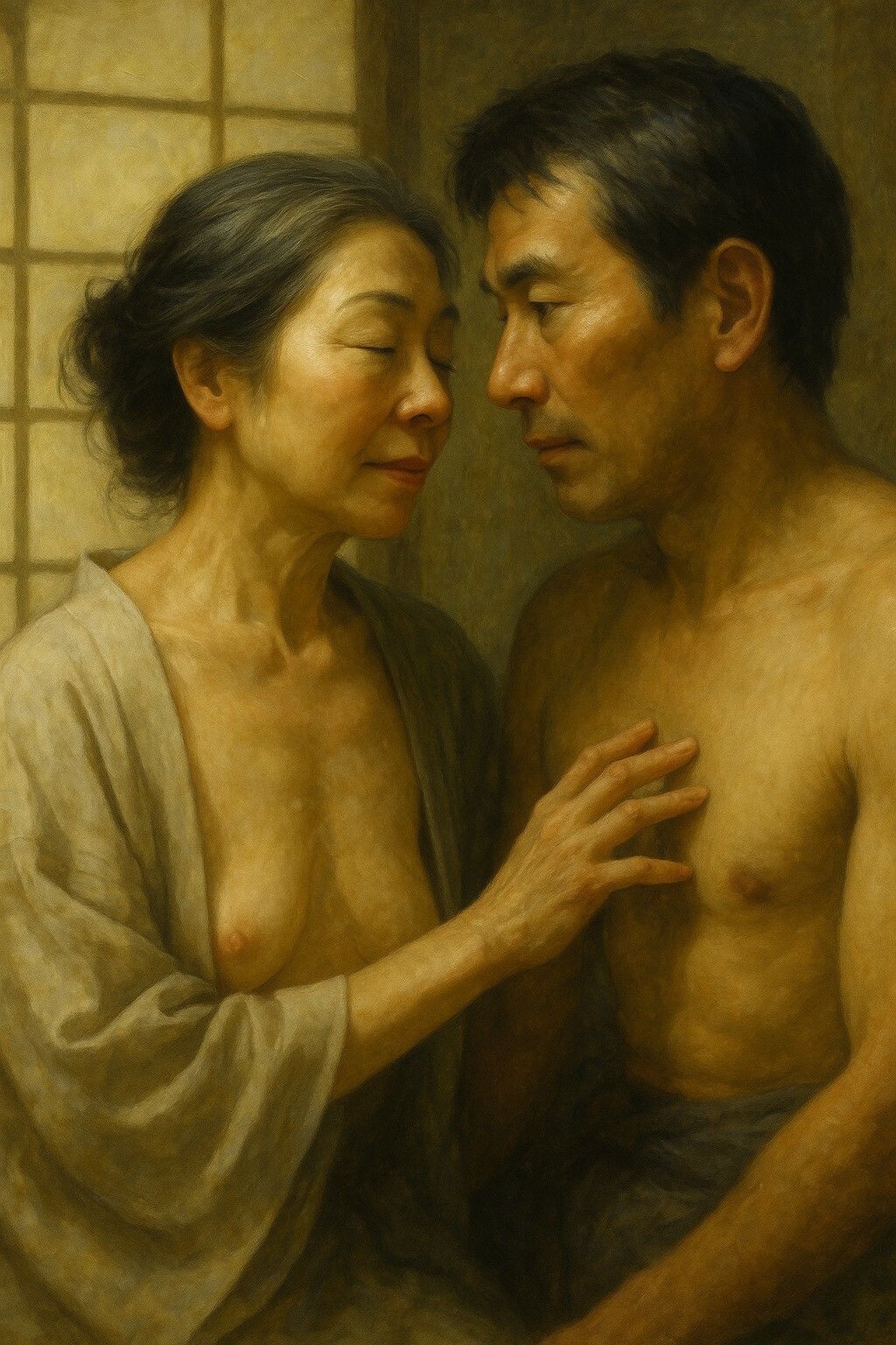 妙子と弘 4  朝の芯仕事──擦って、練って、通す サンプル画像1