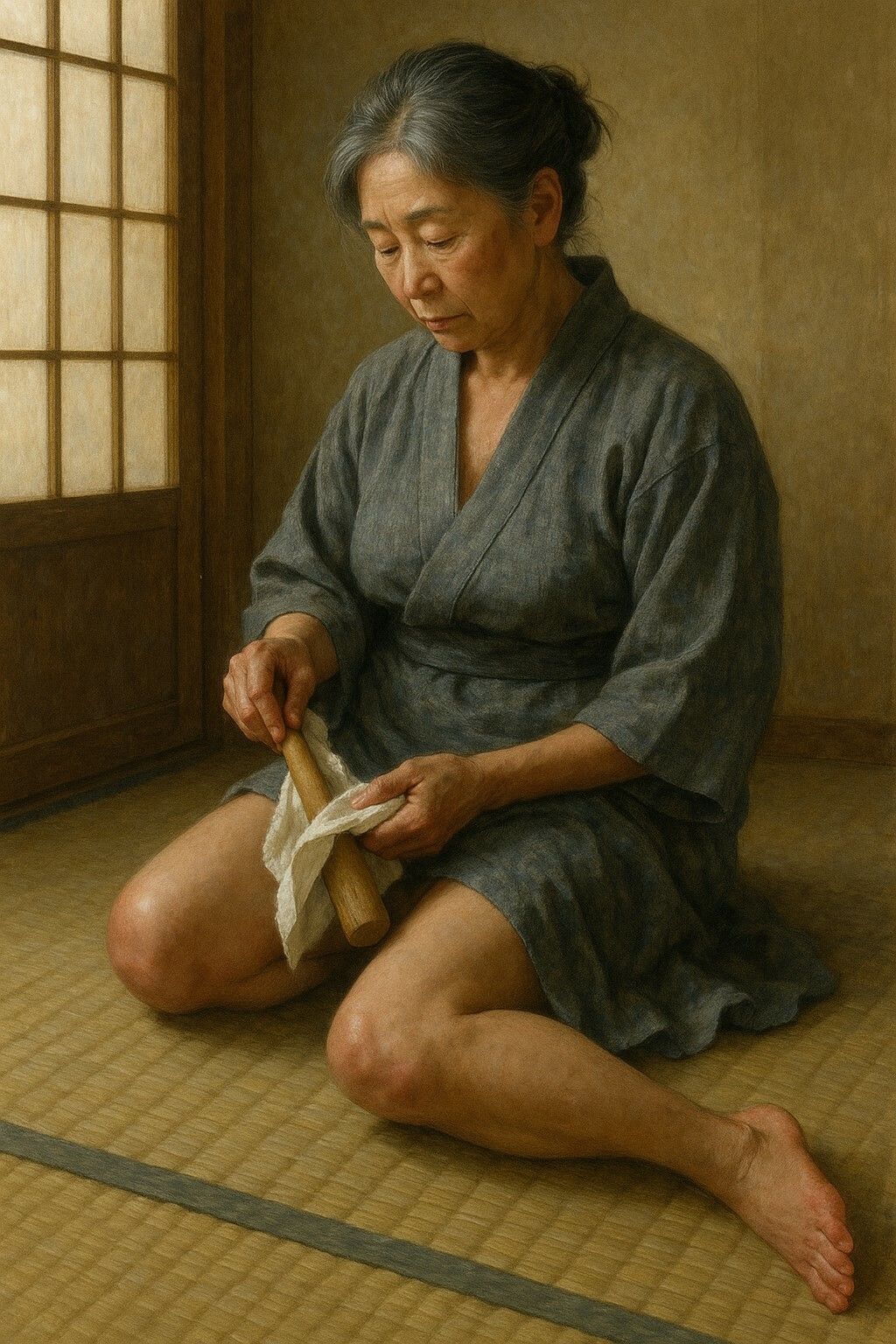 妙子と弘 4  朝の芯仕事──擦って、練って、通す サンプル画像6