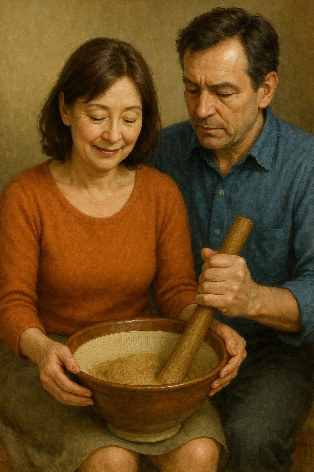 妙子と弘 4  朝の芯仕事──擦って、練って、通す サンプル画像7