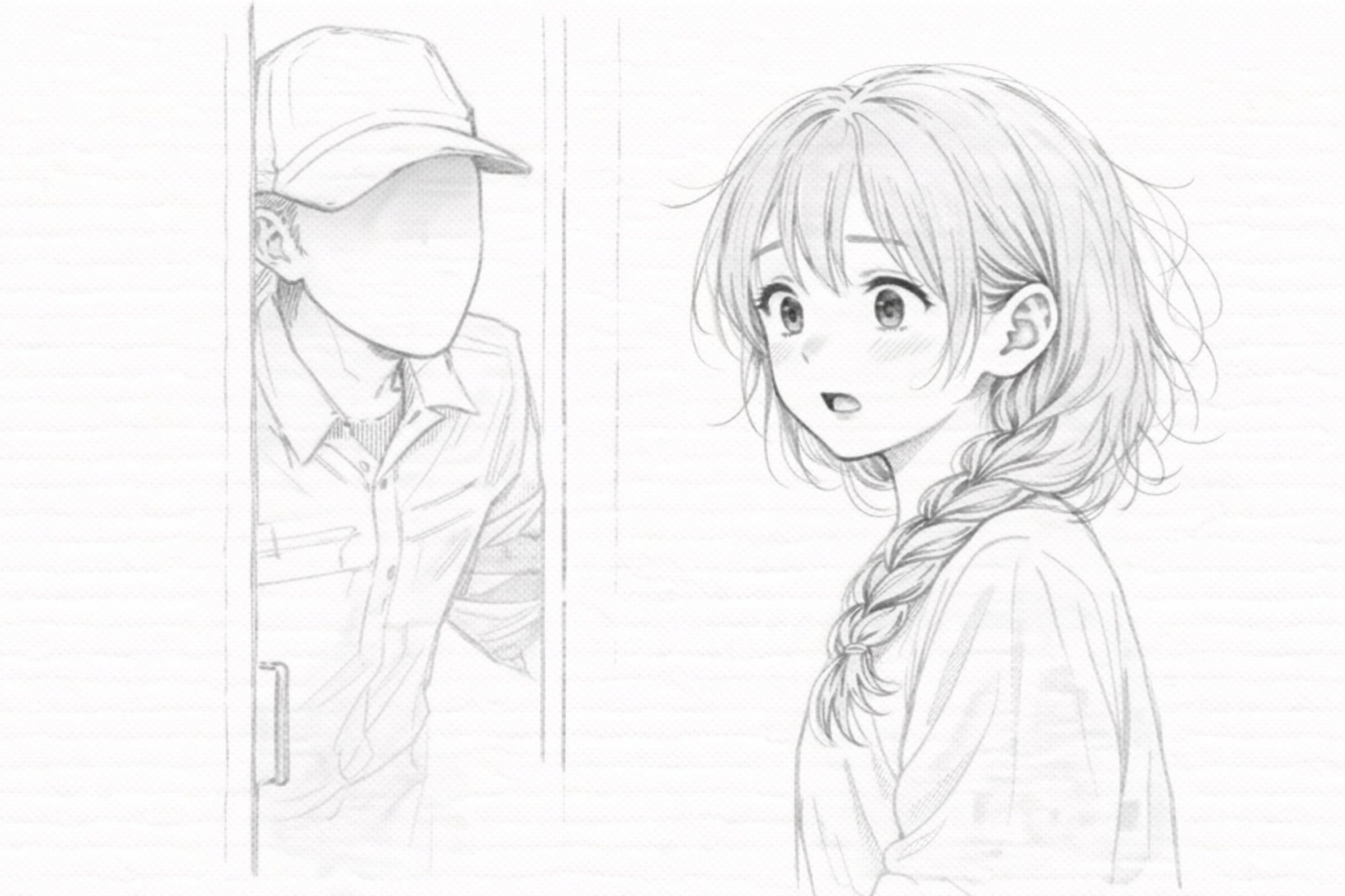 宅配便の男に顔を覚えられていた夜 ―受け取るだけのはずが― サンプル画像2