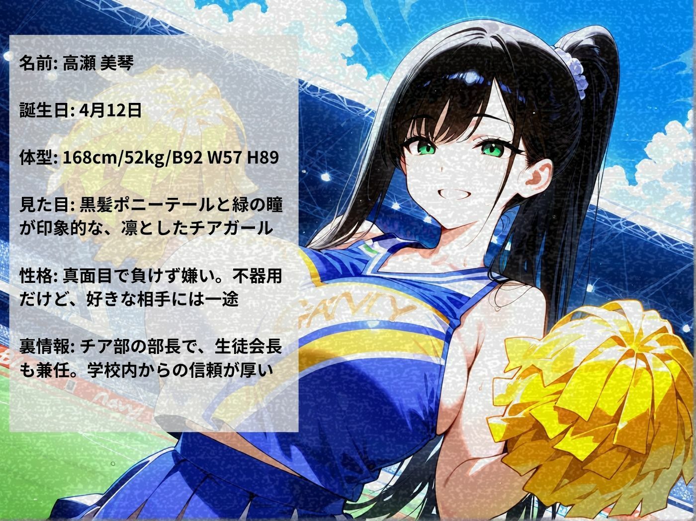 巨乳チア部の恥辱ハメ撮り流出事件〜顧問の狂った記録映像〜 サンプル画像1