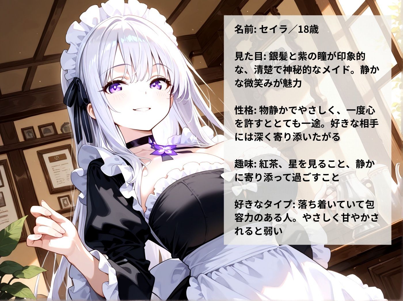 巨乳メイドJK3人が主人にハメられまくる極秘映像 サンプル画像1