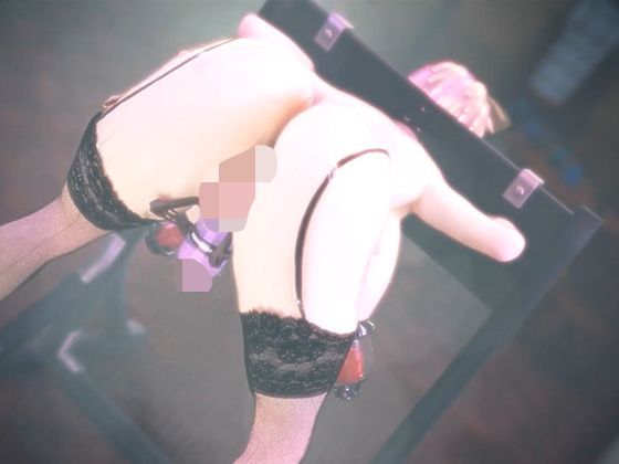 巨大ふたなり猫娘アクメ乳首責め〜激かわ爆乳猫娘を拘束して高速乳首オナホ責めでメス堕ち射精〜 サンプル画像5