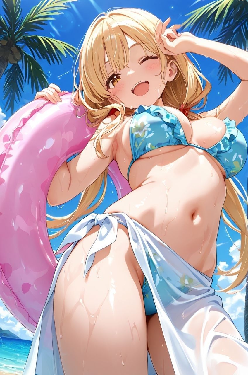 幼馴染と結婚するためにデキ婚狙うことにしました！  シャーリー編 水着Ver サンプル画像1