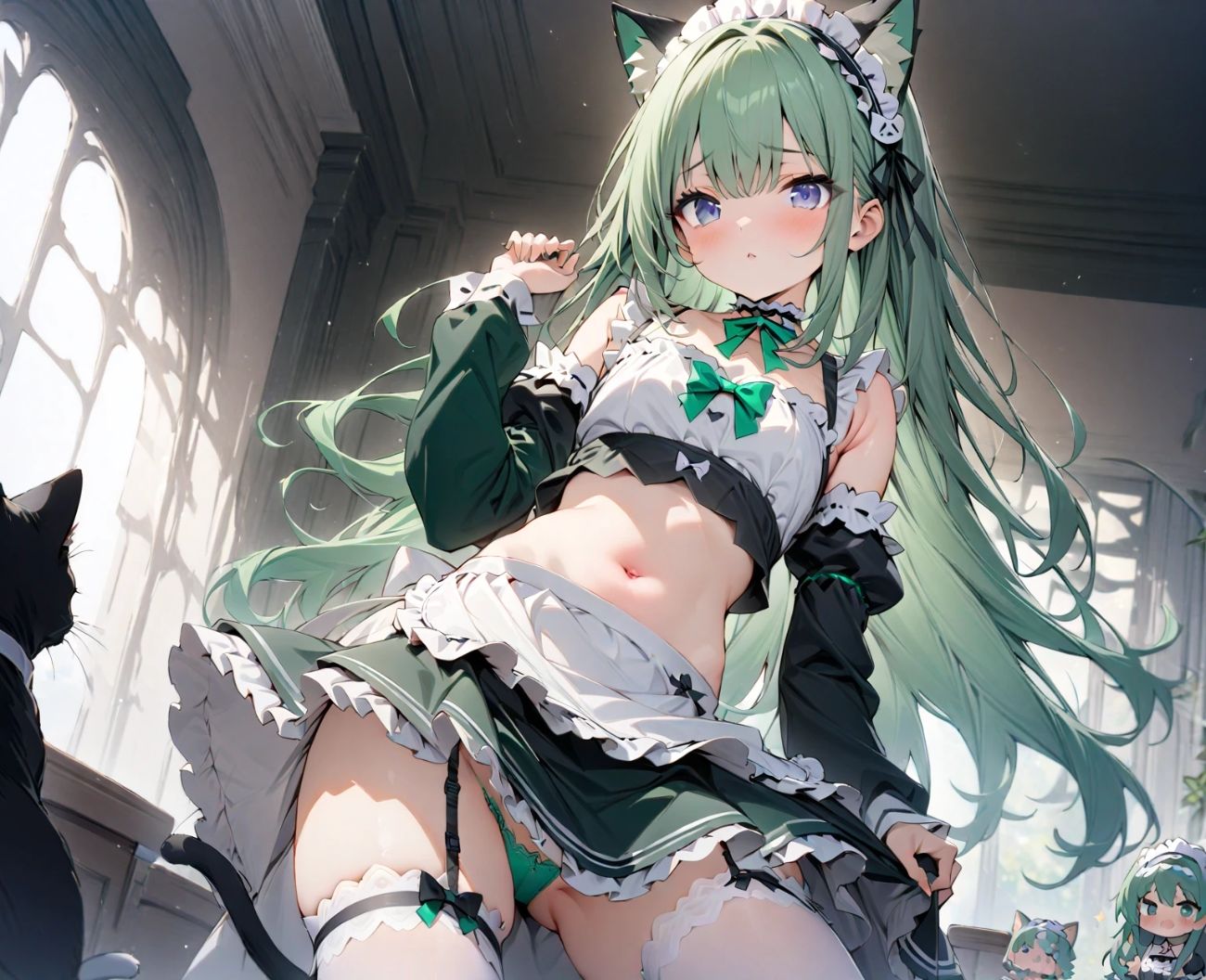 従順ネコミミメイドは命令に逆らえない サンプル画像1