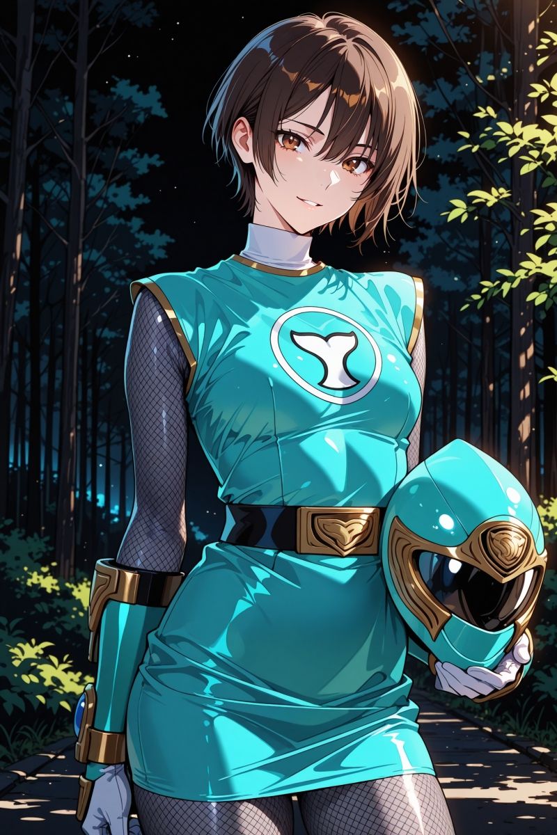 忍者レンジャーのブタ怪人堕ち サンプル画像1