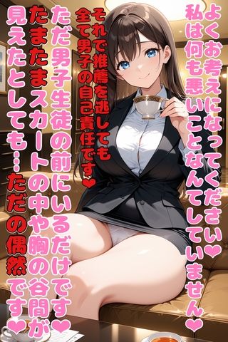 性格最悪女教師に誘惑されて大事な試験を台無しにされる サンプル画像4