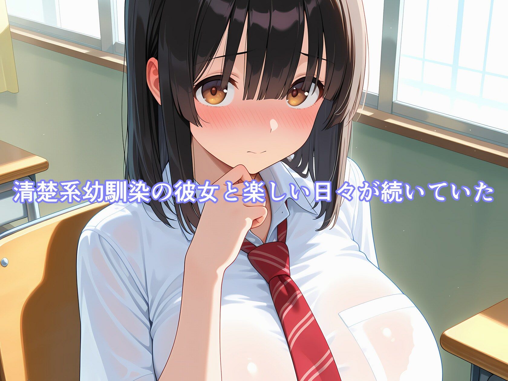 恥ずかしくてエッチを断っていたら彼女が性処理委員に立候補して寝取られた サンプル画像1