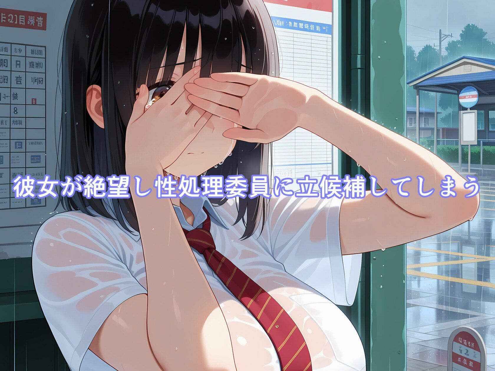 恥ずかしくてエッチを断っていたら彼女が性処理委員に立候補して寝取られた サンプル画像3