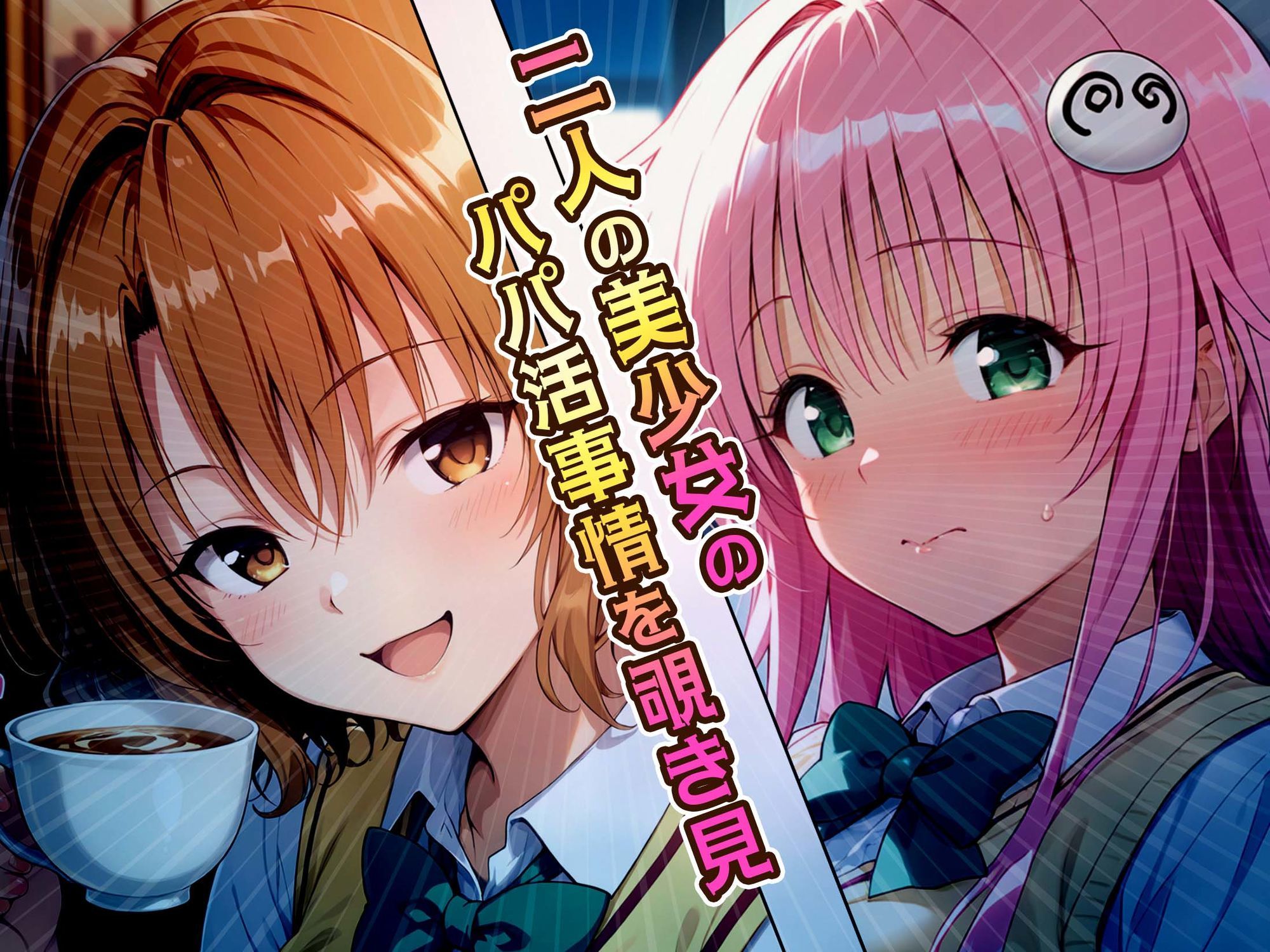 放課後、彼女たちはパパと会う〜ララと里紗の秘密のパパ活〜 サンプル画像1