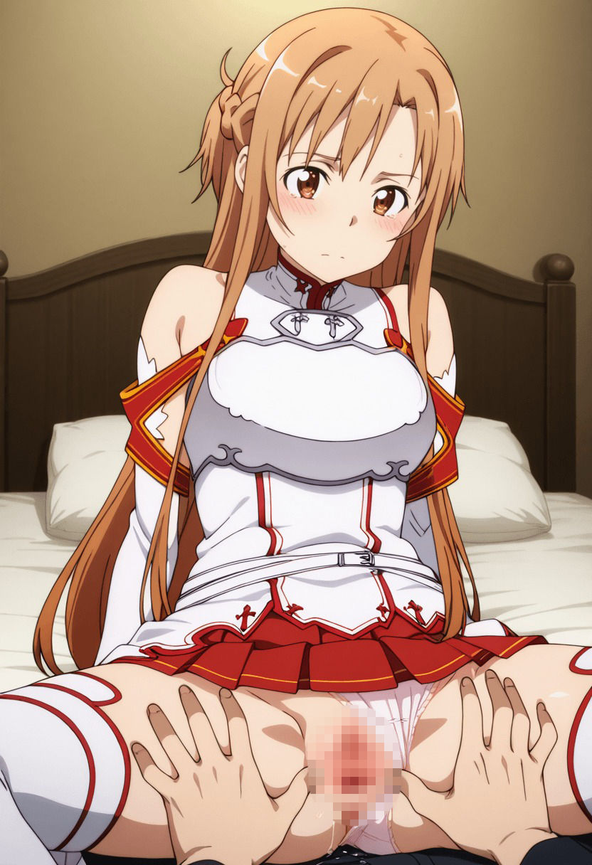 敗北ヒロイン！チンポに負けたアスナ！【豪華CG300枚収録】 サンプル画像1