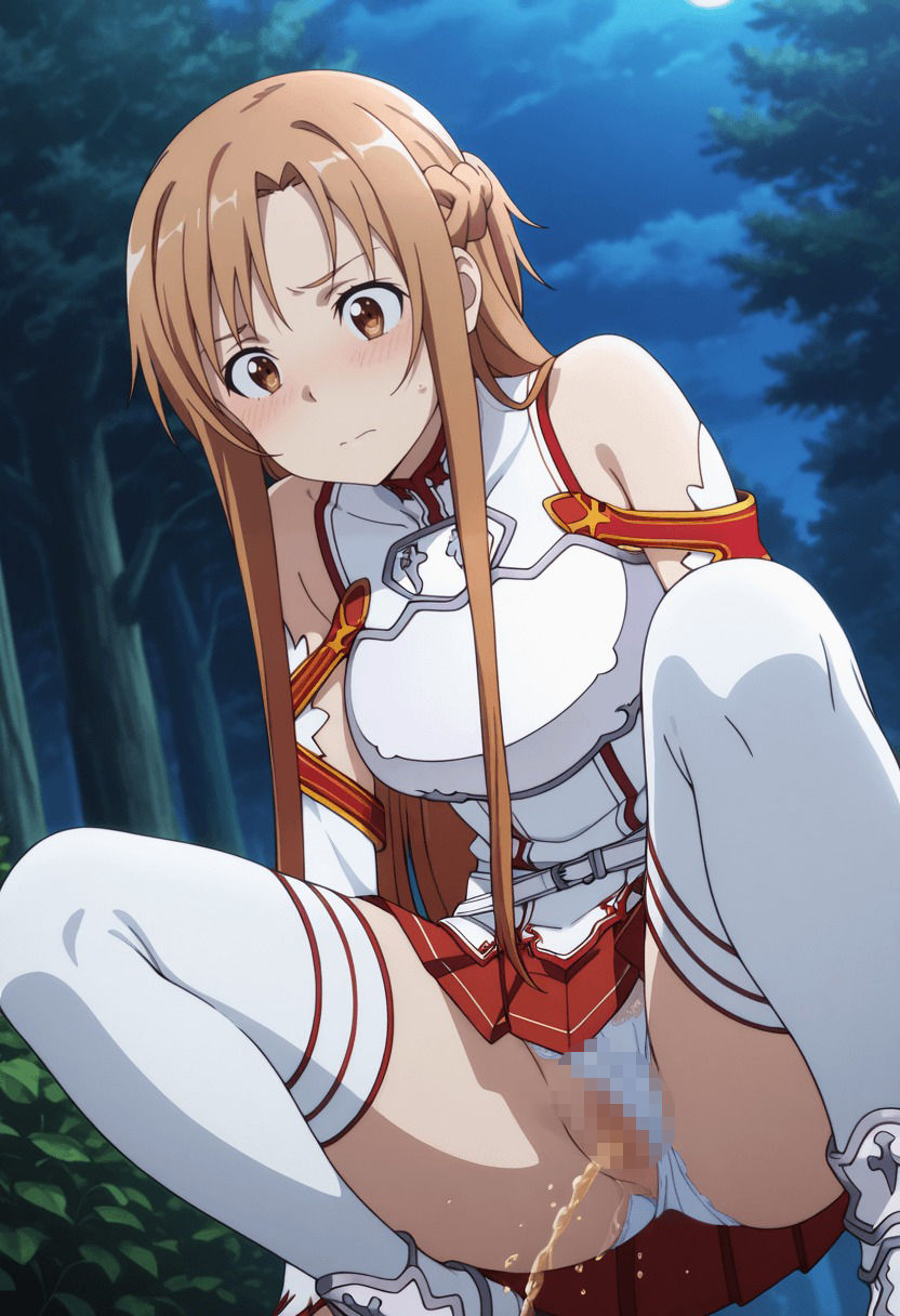 敗北ヒロイン！チンポに負けたアスナ！【豪華CG300枚収録】 サンプル画像2