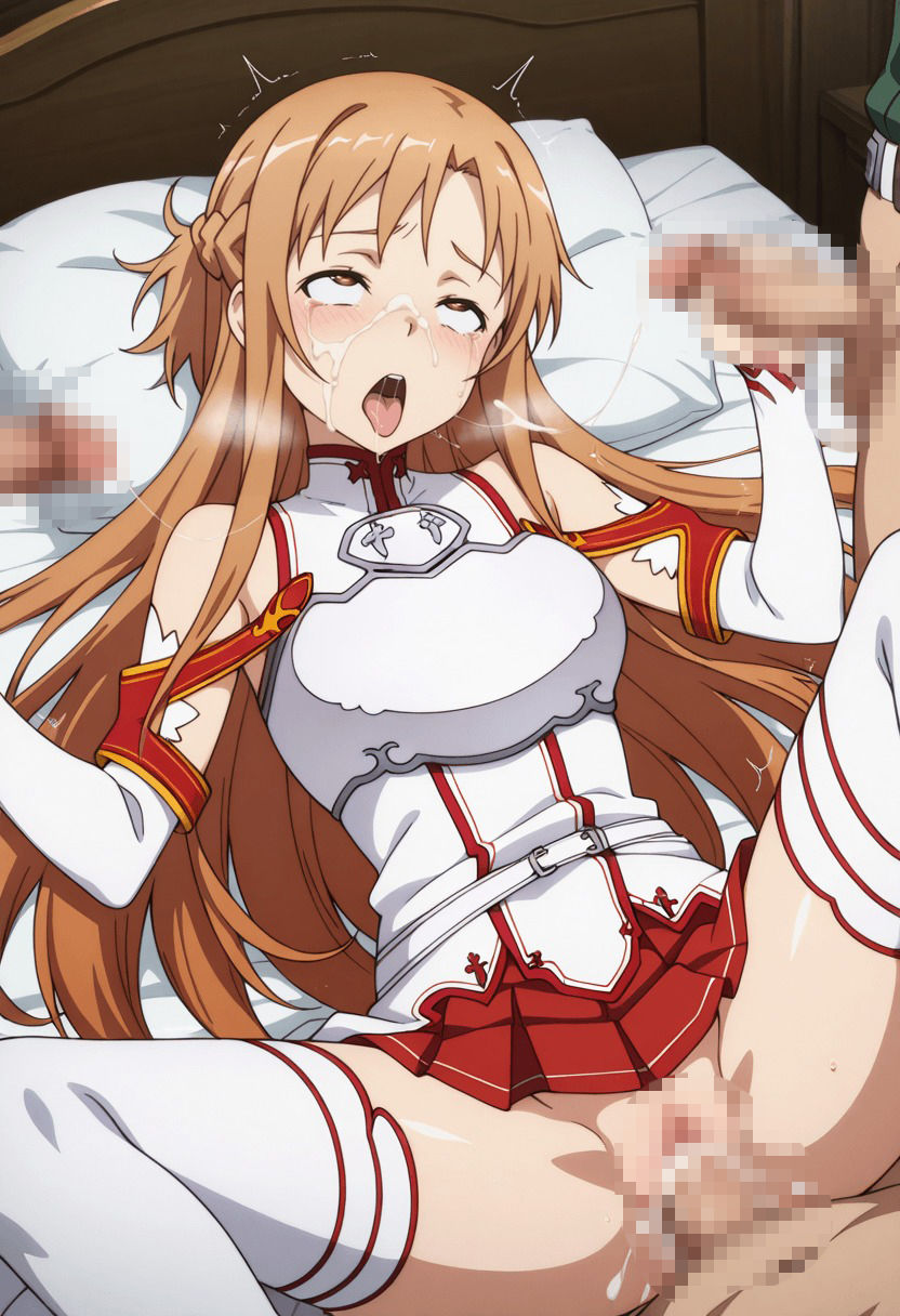 敗北ヒロイン！チンポに負けたアスナ！【豪華CG300枚収録】 サンプル画像9