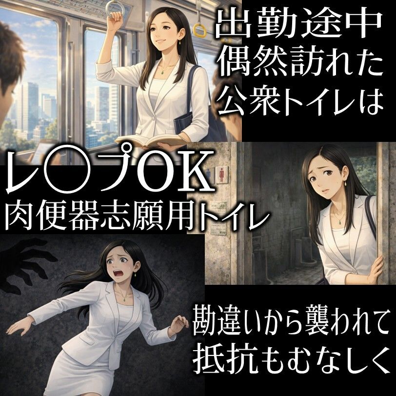 教師失格-私は肉便器志願女性用公衆トイレでチンカス堕ちしました。 サンプル画像2