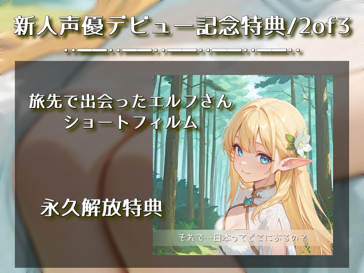 旅先で出会ったエルフさんが身も心もち◯こも癒やしてくれるやーつ【耳ペロ音声版】 サンプル画像2