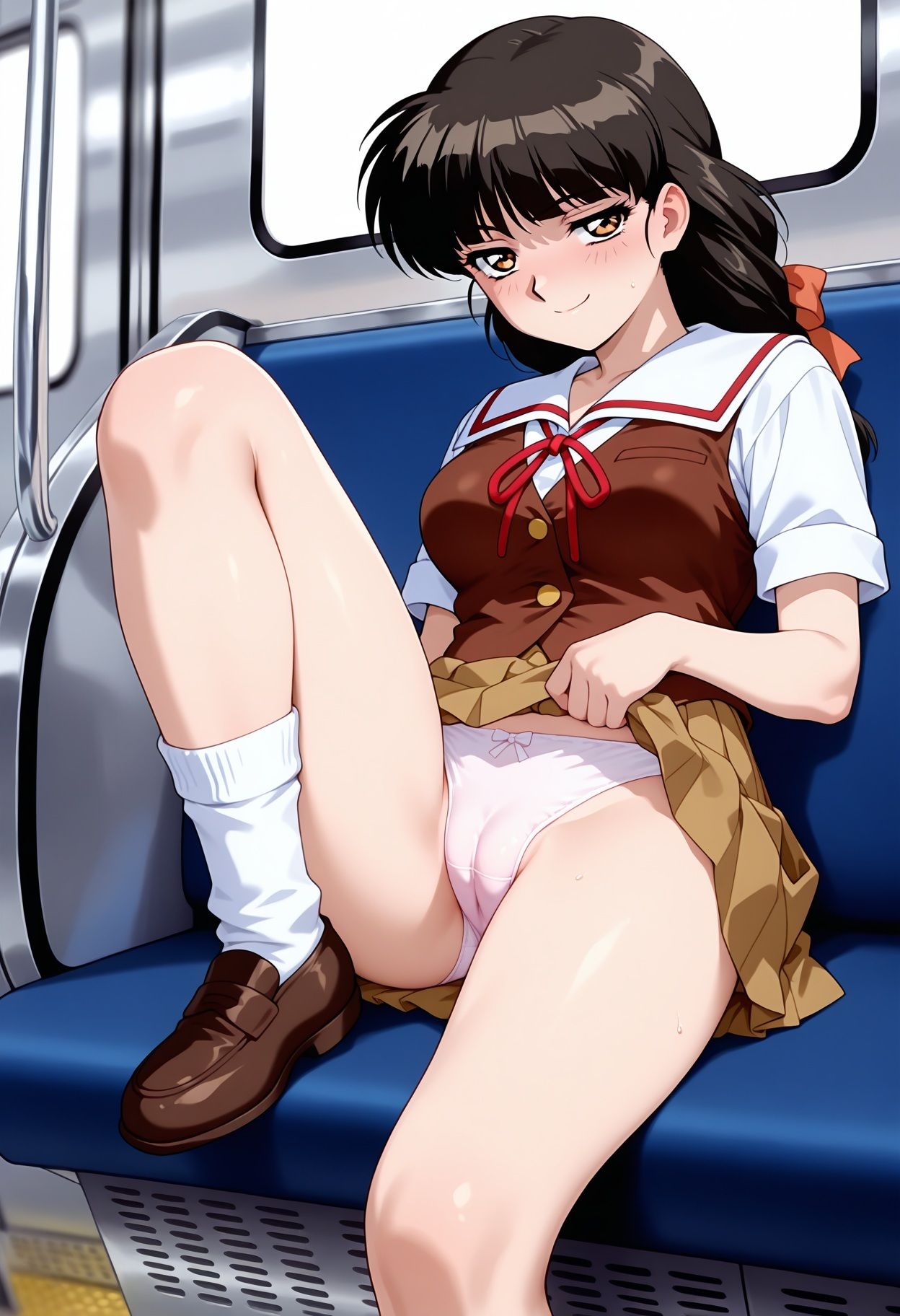 旧校舎のクールビューティー サンプル画像3