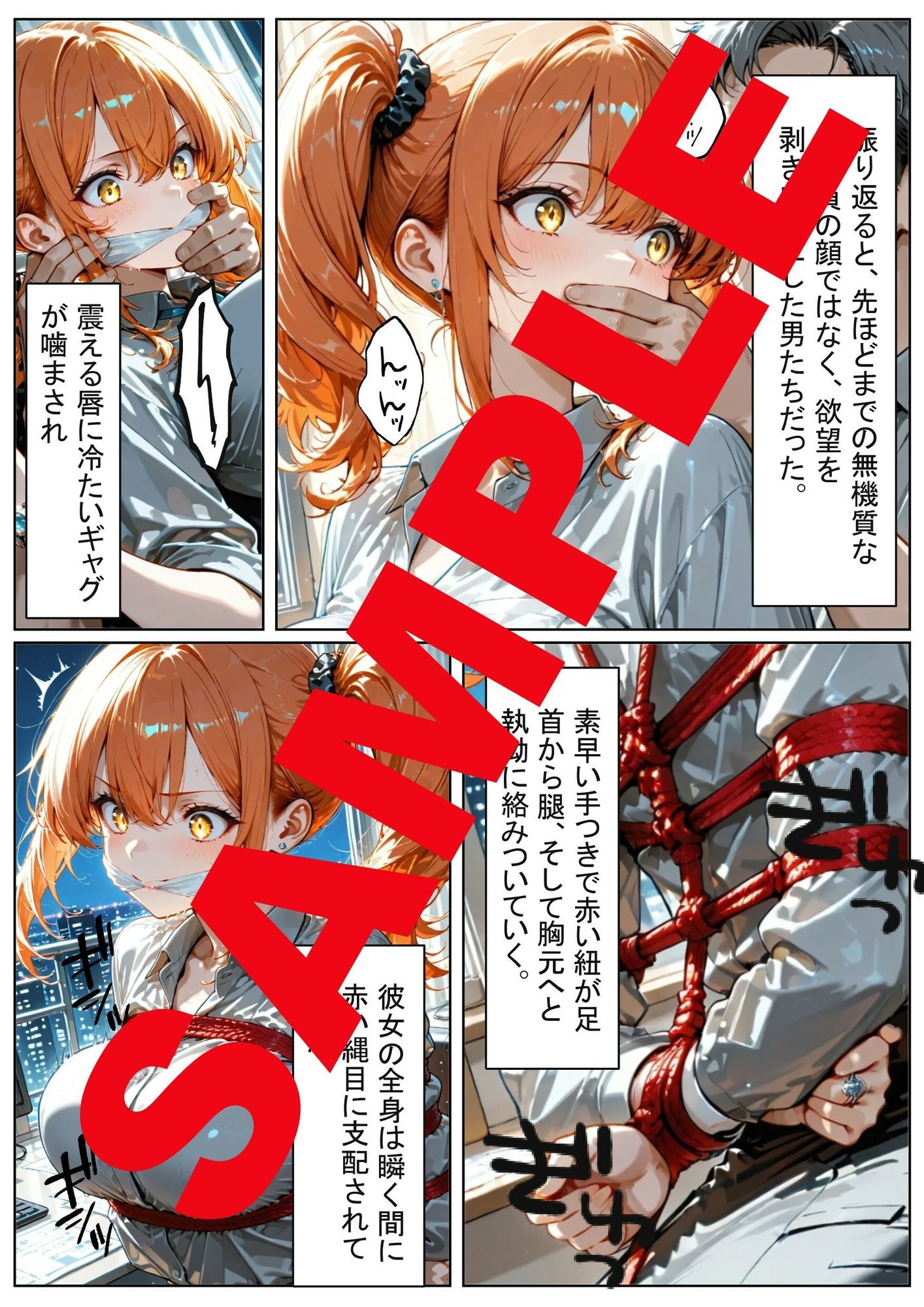 朝陽に晒された白濁のオフィス・レディ― サンプル画像3