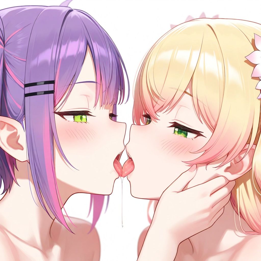 桃◯ねねと常◯トワ ねねトワ百合えっち サンプル画像4