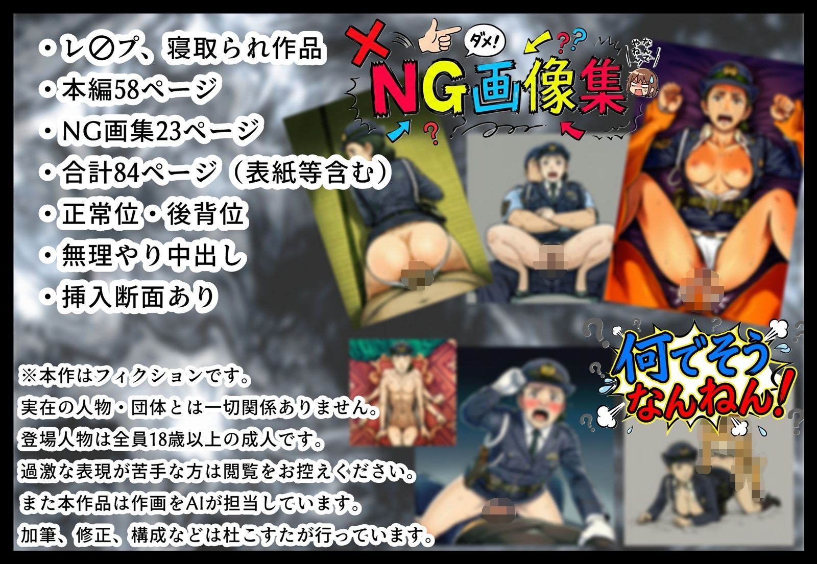 汚された紺色制服の女2 サンプル画像9