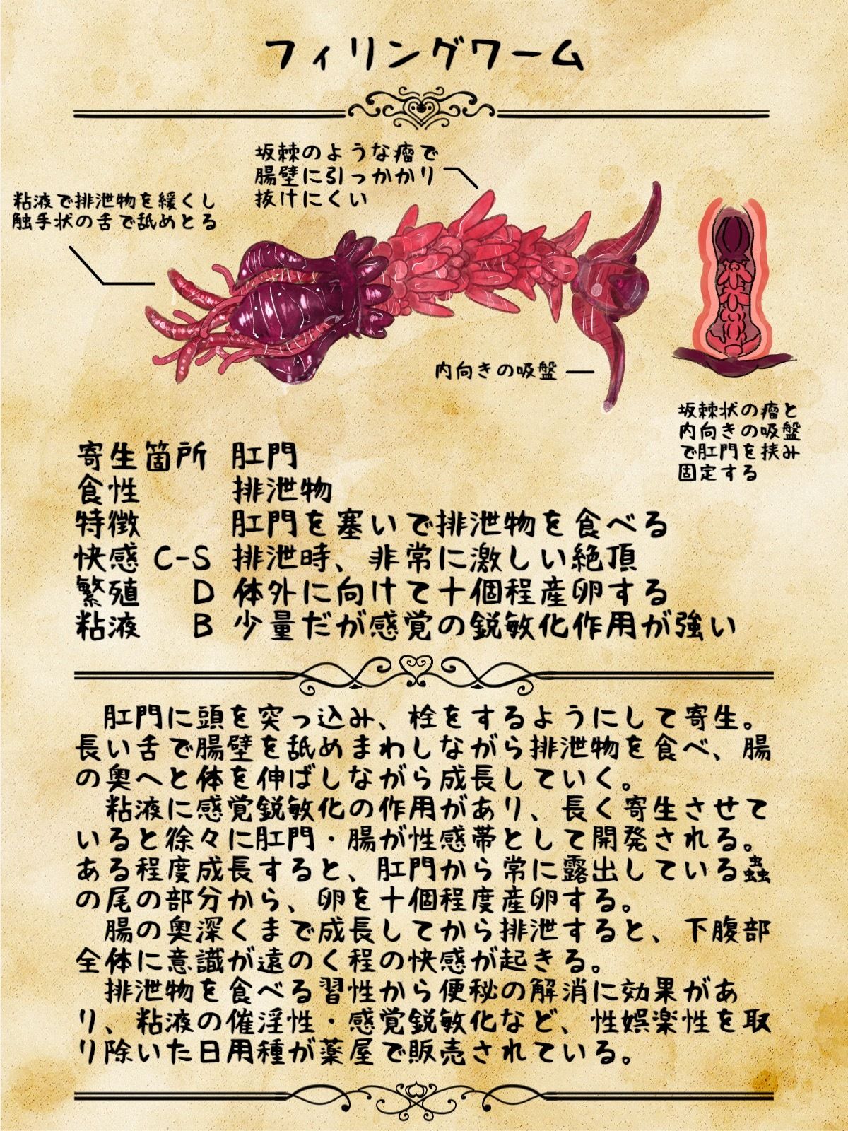 淫界生物 – 淫蟲図鑑 サンプル画像4