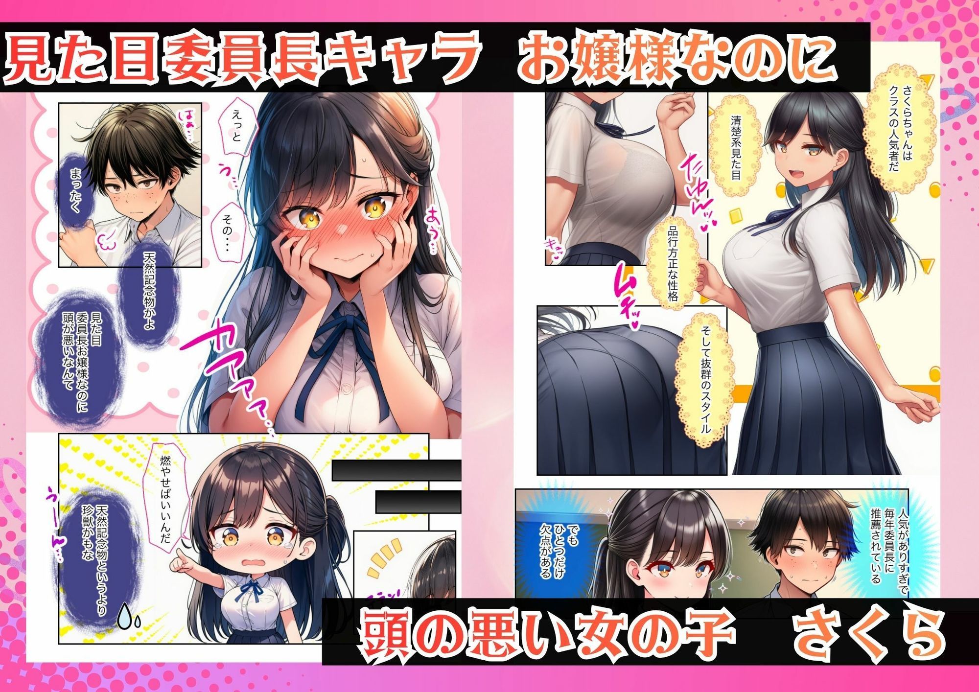 清楚で頭が悪くてエロマンガ大好きな彼女 サンプル画像1
