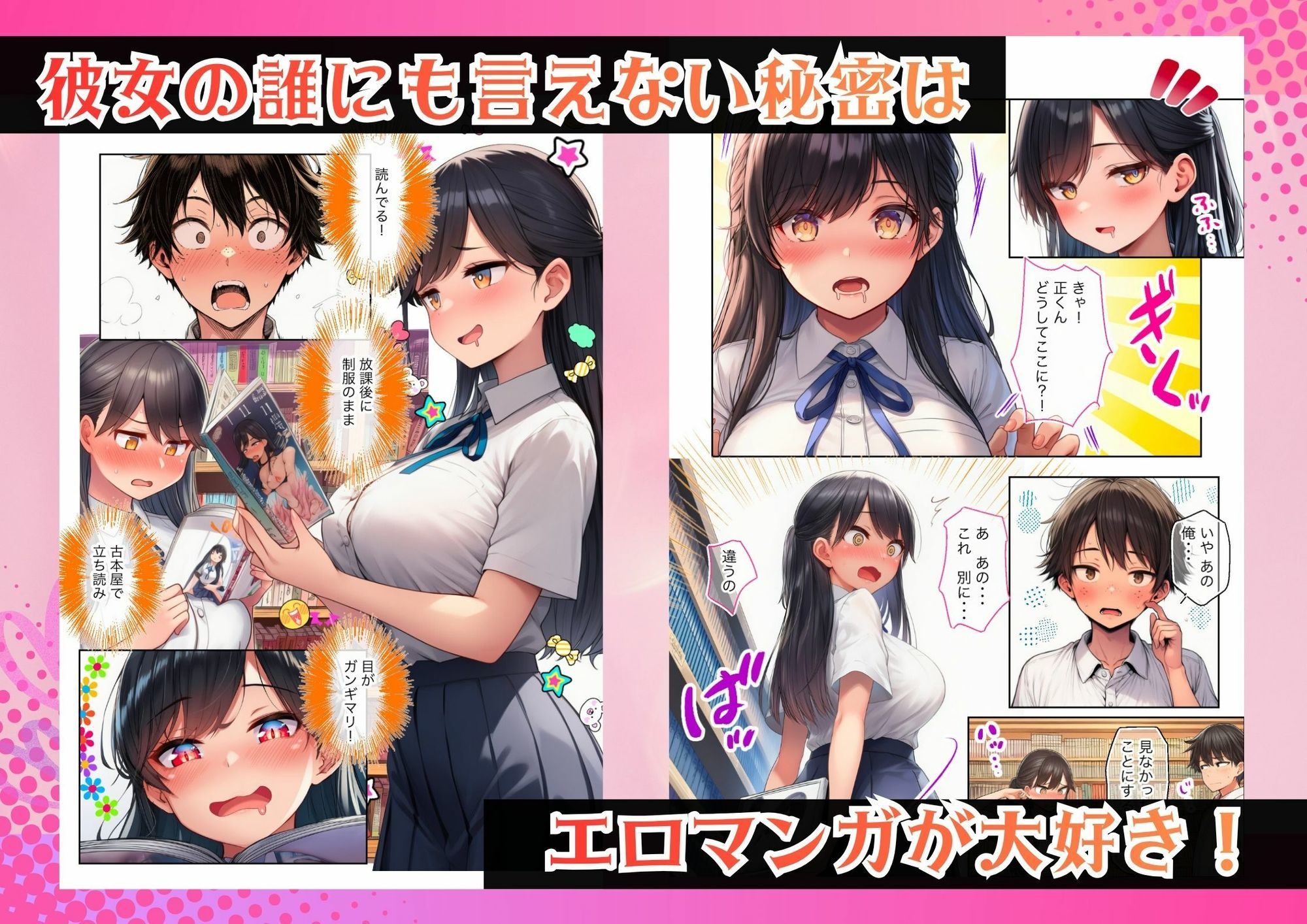 清楚で頭が悪くてエロマンガ大好きな彼女 サンプル画像2