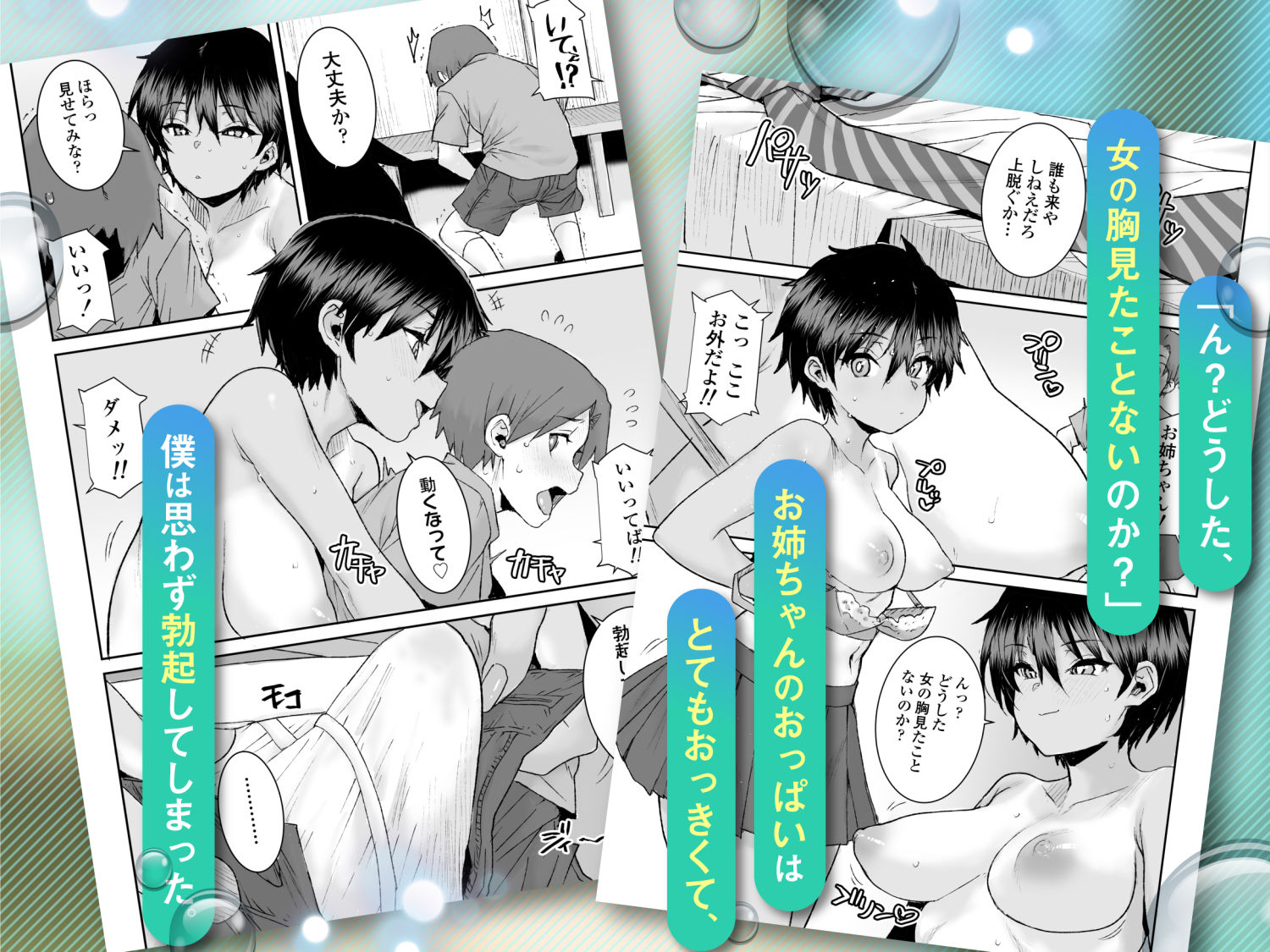 無口で気の強いボーイッシュなお姉ちゃんで僕は童貞を卒業しました サンプル画像2