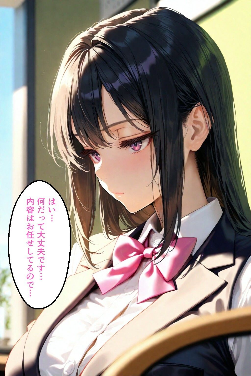 無気力受付嬢の’えっちな特別セックスサービス’ サンプル画像8