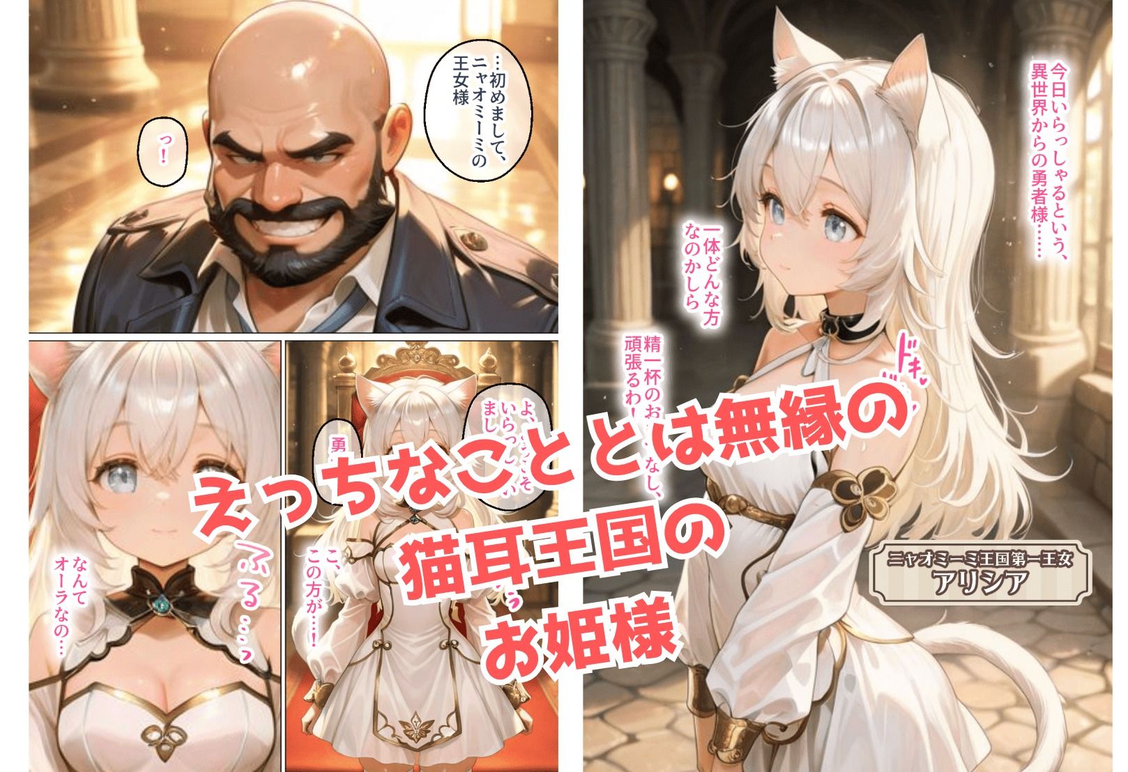 猫耳王国のお姫様がチン棒に服従した件【全Pセリフあり】 サンプル画像1