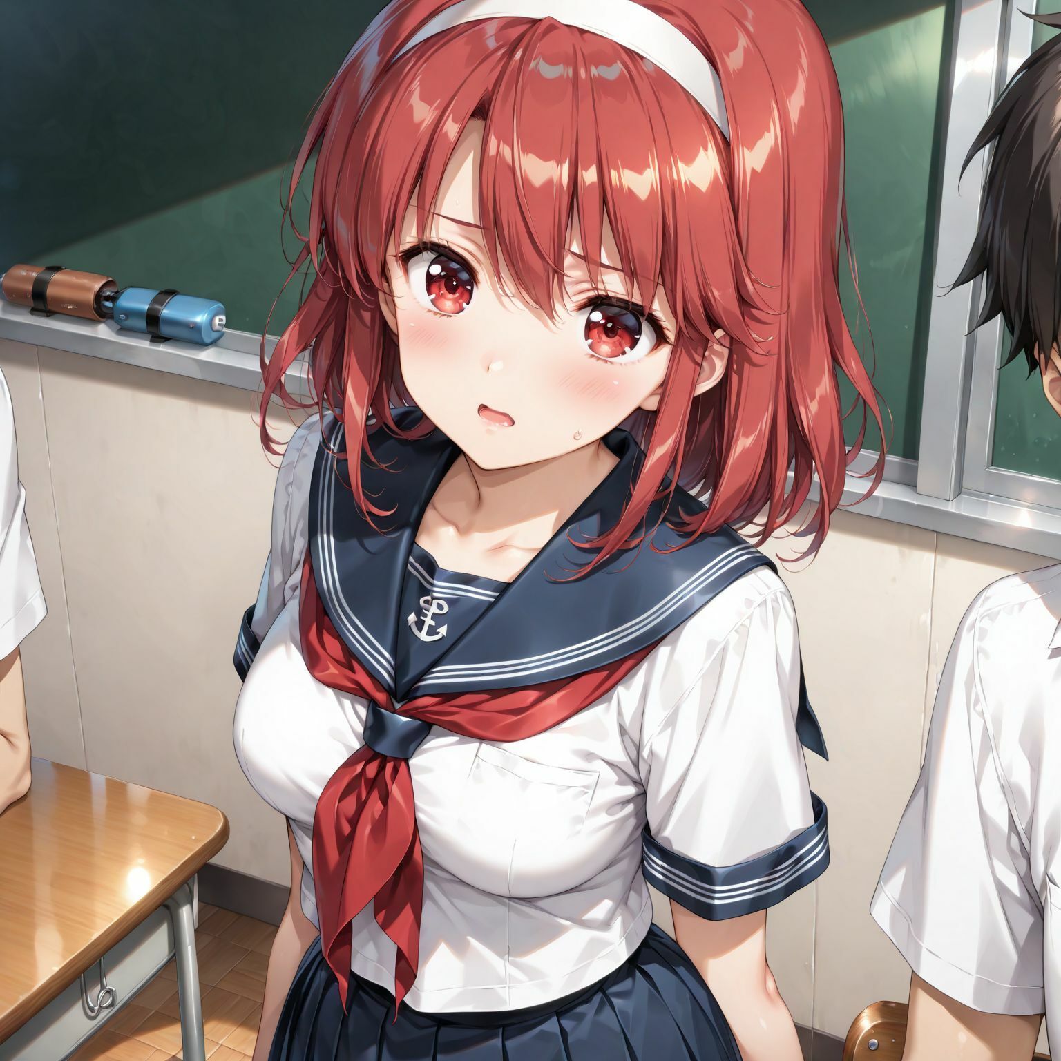 男子に犯●れた制服少女 サンプル画像1