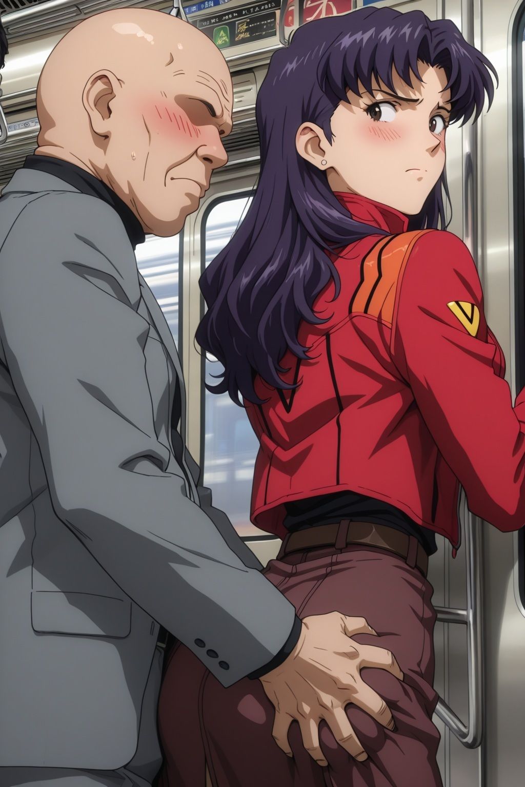 痴〇電車に堕ちたミサト サンプル画像3