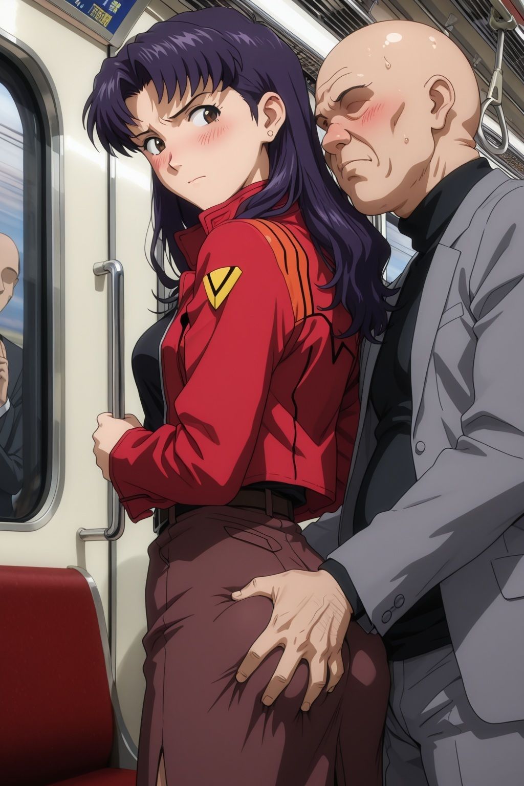 痴〇電車に堕ちたミサト サンプル画像4