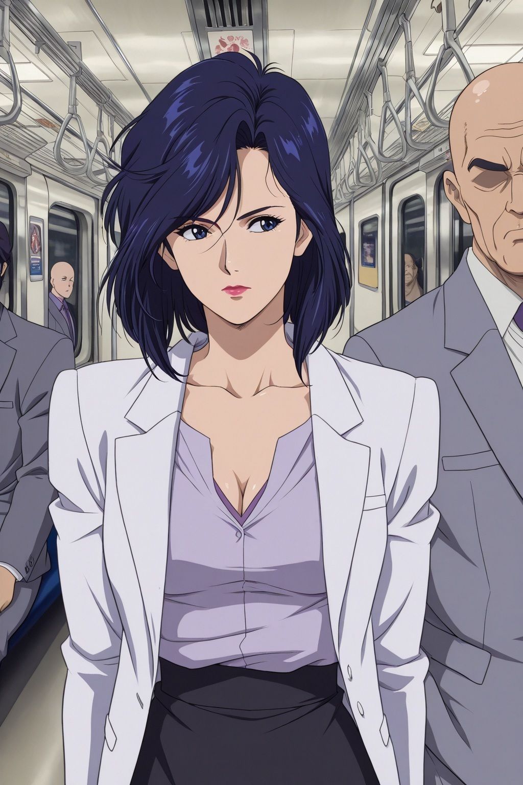 痴〇電車に堕ちた敏腕刑事 冴子 サンプル画像2