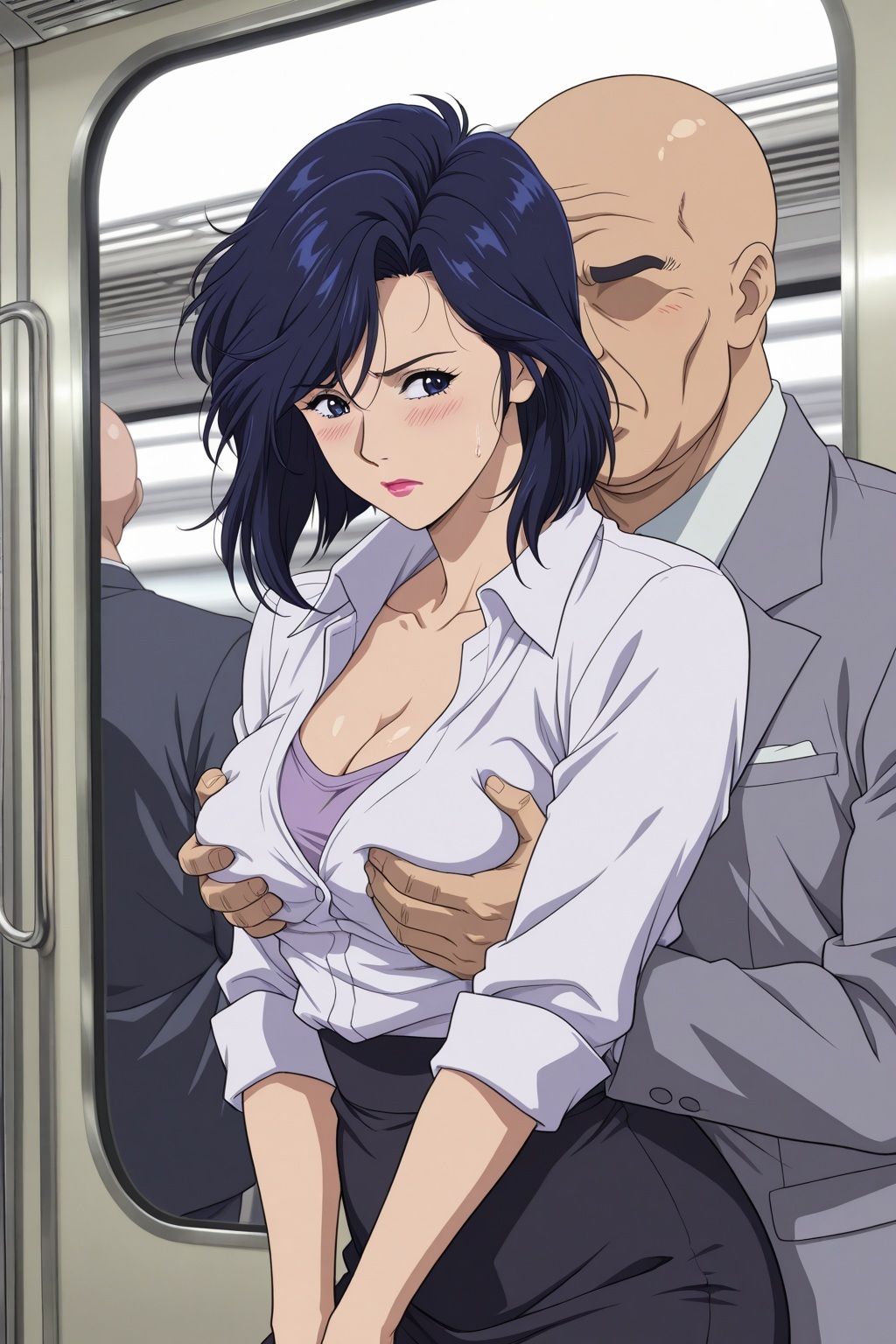 痴〇電車に堕ちた敏腕刑事 冴子 サンプル画像5