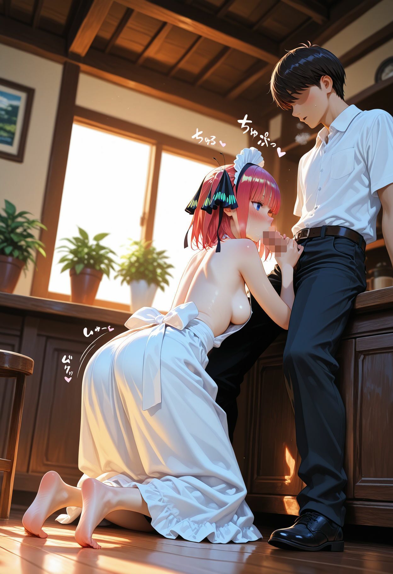 発情カフェへようこそ 〜甘々店員の秘密サービス〜 中◯二乃 サンプル画像10