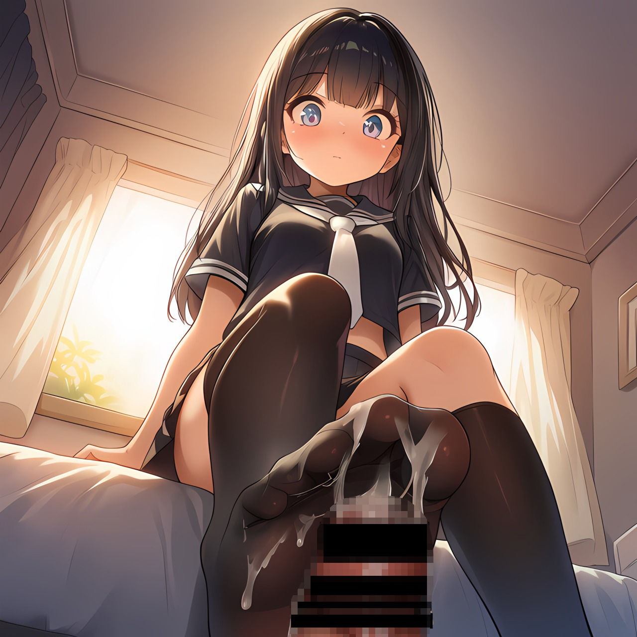 真面目で優しいJK彼女に足フェチマゾバレして「彼氏→貢ぎマゾ」へと転落する 貢ぎ奴●といういびつな関係に成り下がるマゾの哀れな末路 足コキされる フリー台本 サンプル画像1