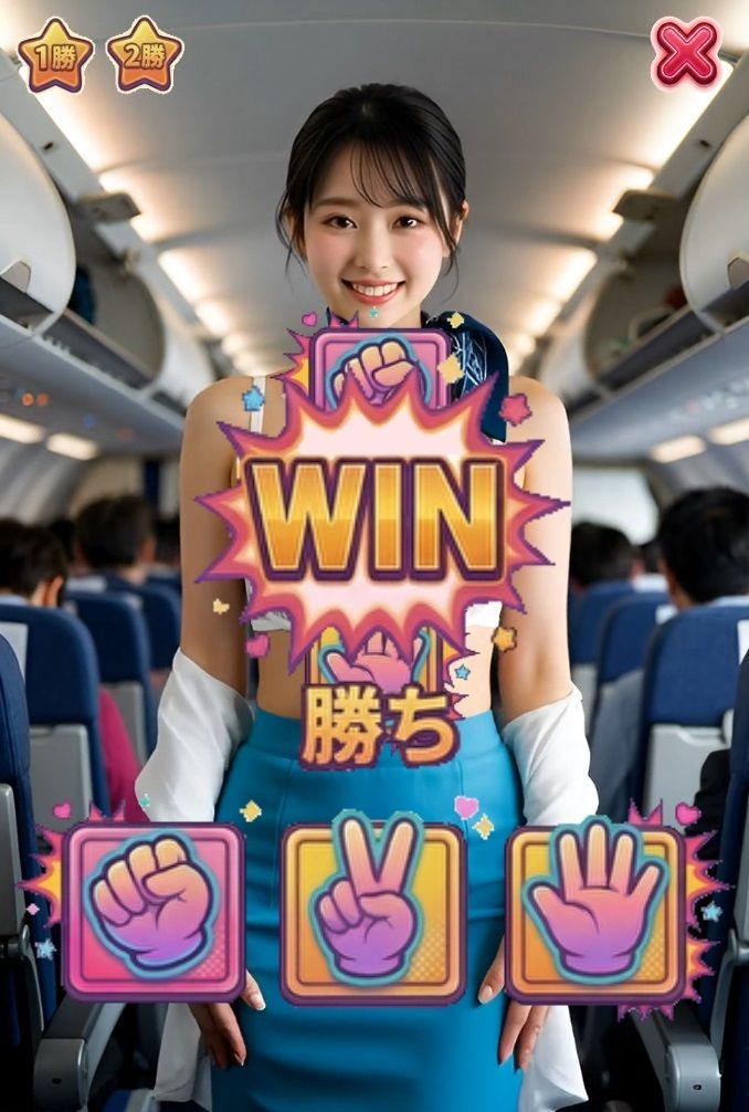 脱いで、しゃぶって、本番まで！ 動く脱衣野球拳 〜CA・コンビニ・保育士編〜 サンプル画像5