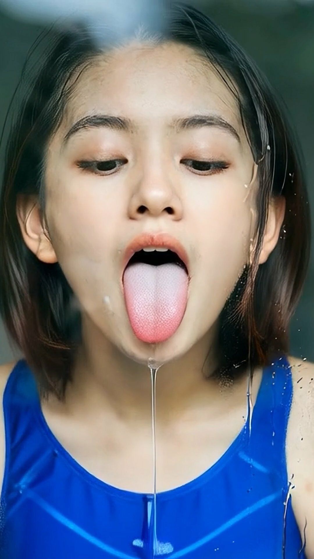 舌フェチ4 AI 水着女子 サンプル画像5