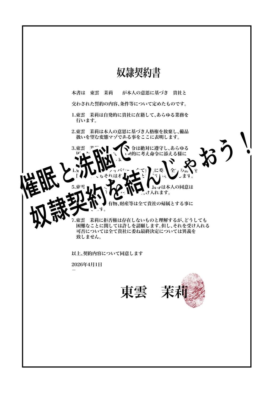 茉白ちゃんのお母さんの茉莉ちゃんで遊ぼう！〜●物併用催●奴●の作り方2〜 サンプル画像5