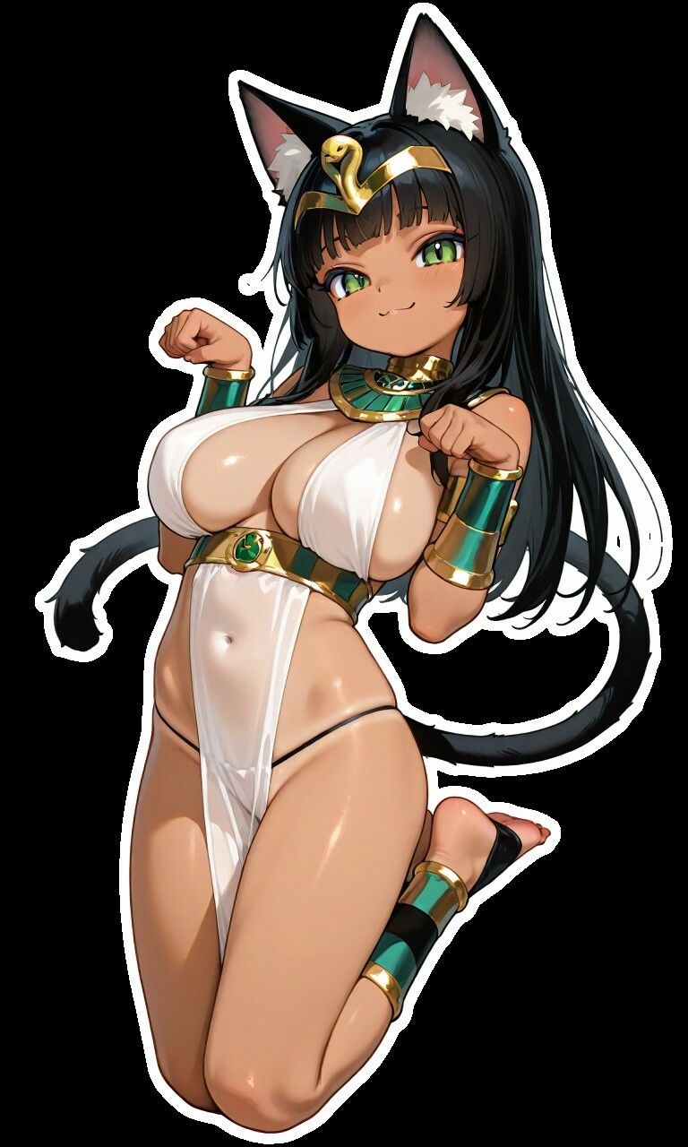 褐色エジプト猫耳爆乳〇リとの日常〜捨て猫から始まる幸せでドスケベな暮らし〜【ファンタジー/けもみみ/人外】 サンプル画像6